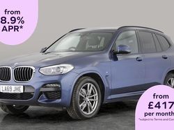 Blue Used 2019 BMW X3 M Sport SUV | £26,345 (Good price)