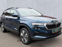 Petrol blue metallic Used 2023 Skoda Karoq SE Drive SUV | £17,150 (Good price)