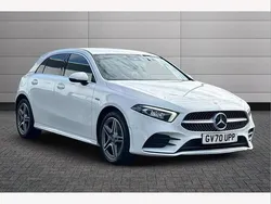 White Used 2021 Mercedes A250 AMG line Hatchback | £18,500 (Good price)