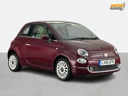 Red Used 2018 Fiat 500 Lounge Hatchback | £7,495 (Fair price)
