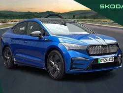 Blue Used 2024 Skoda Enyaq iV vRS SUV | £32,995