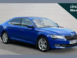 Blue Used 2018 Skoda Superb SE L Executive Hatchback | £13,549 (Good price)