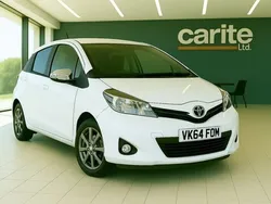 White Used 2014 Toyota Yaris Trend Hatchback | £5,495 (Fair price)