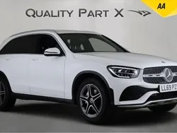 White Used 2019 Mercedes GLC300 AMG line Estate | £21,780 (Fair price)