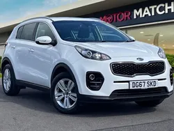 White Used 2017 Kia Sportage 2 SUV | £9,500 (Good price)