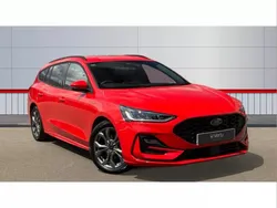 Red New 2024 Ford Focus ST-Line Estate | £20,146 (Fair price)