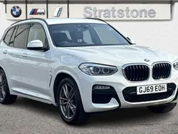 White Used 2019 BMW X3 M Sport SUV | £26,695 (Fair price)