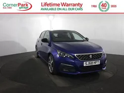 Blue Used 2018 Peugeot 308 GT-line Hatchback | £8,999 (Fair price)