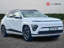 Special solid atlas white Used 2024 Hyundai Kona Ultimate SUV | £30,999 (Expensive)