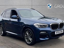 Blue Used 2019 BMW X3 M Sport SUV | £23,991 (Fair price)