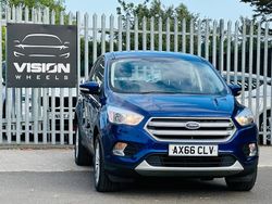 Blue Used 2017 Ford Kuga Zetec SUV | £3,995 (Fair price)