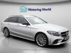 Silver Used 2021 Mercedes C200 AMG line Estate | £20,200 (Fair price)