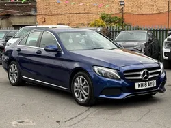 Blue Used 2018 Mercedes C350e Sedan | £9,840 (Super price)