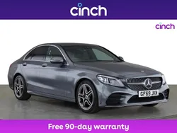 Grey Used 2019 Mercedes C220 AMG Line Premium Sedan | £20,669 (A bit pricey)