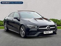 Black Used 2020 Mercedes CLA180 AMG Line Premium Plus Sedan | £21,442 (Fair price)