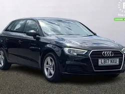 Black Used 2017 Audi A3 Sportback Hatchback | £10,399 (Fair price)