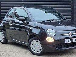 Black Used 2019 Fiat 500 Pop Hatchback | £7,399 (Fair price)