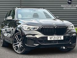 Black Used 2021 BMW X5 M Sport SUV | £36,991 (Fair price)