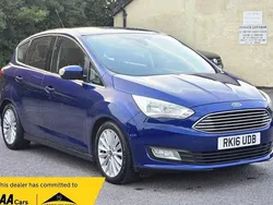 Blue Used 2016 Ford C-MAX Titanium MPV | £4,485 (Good price)