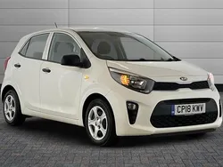 Clear white Used 2018 Kia Picanto 2 Hatchback | £6,990 (Fair price)