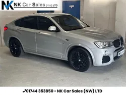 Silver Used 2017 BMW X4 M Sport SUV | £15,000 (Fair price)