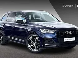 Blue Used 2022 Audi Q7 Black Edition SUV | £44,000 (A bit pricey)