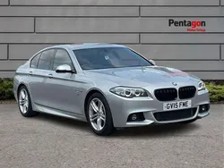Silver Used 2015 BMW 520 M Sport Sedan | £11,900 (Fair price)