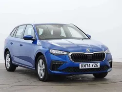 Race blue metallic Used 2024 Skoda Scala SE Hatchback | £16,250 (Fair price)