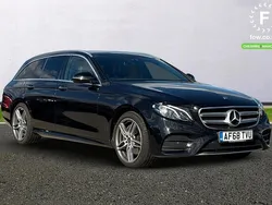 Black Used 2018 Mercedes E220 AMG Line Premium Estate | £23,699 (A bit pricey)