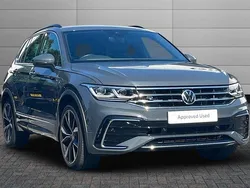 Dolphin grey Used 2021 VW Tiguan R-line SUV | £26,995 (Fair price)