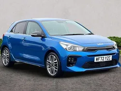 Blue Used 2022 Kia Rio 4 Hatchback | £15,426 (Fair price)