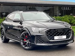 Black New 2025 Audi RS Q8 Performance SUV | £142,500 (A bit pricey)