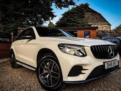 White Used 2018 Mercedes GLC250 AMG line SUV | £22,150 (Fair price)