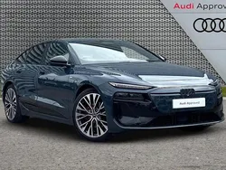 Blue New 2025 Audi A6 e-tron Comfort Sedan | £62,990 (A bit pricey)