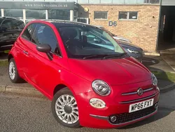 Red Used 2016 Fiat 500 Lounge Hatchback | £4,690 (Fair price)
