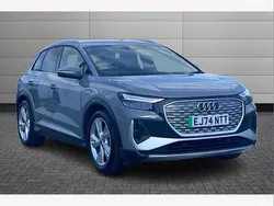 Pebble grey Used 2024 Audi Q4 e-tron Black Edition SUV | £38,995 (Fair price)