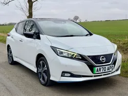 White Used 2021 Nissan Leaf N-TEC Hatchback | £10,950 (Good price)