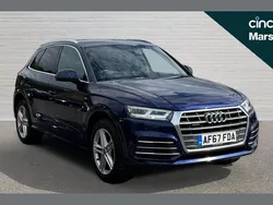 Blue Used 2017 Audi Q5 S-Line SUV | £18,590 (Fair price)