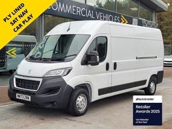 White Used 2023 Peugeot Boxer Premium Van | £20,490 (Fair price)