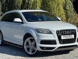 White Used 2013 Audi Q7 S-line plus SUV | £10,495 (Fair price)