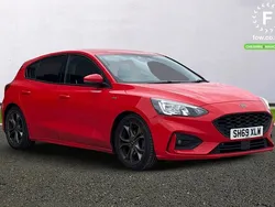 Red Used 2019 Ford Focus ST-Line Hatchback | £12,999 (Fair price)