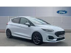 White Used 2022 Ford Fiesta ST-Line Hatchback | £12,484 (Fair price)