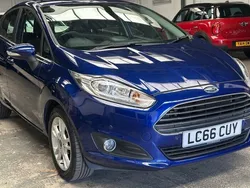 Blue Used 2016 Ford Fiesta Zetec Hatchback | £8,850 (A bit pricey)