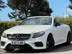 White Used 2018 Mercedes E220 AMG Line Premium Plus Cabriolet | £21,495 (Fair price)