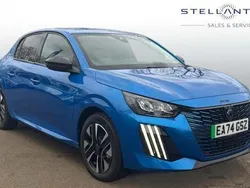 Blue New 2024 Peugeot e-208 Style Hatchback | £17,766