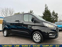 Black Used 2020 Ford Transit Custom Limited | £18,000 (A bit pricey)