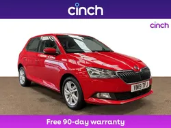 Red Used 2019 Skoda Fabia SE Hatchback | £7,549 (Fair price)