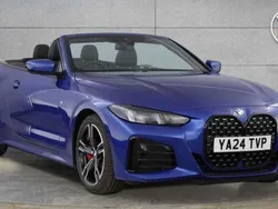 Blue Used 2024 BMW 420 M Sport Cabriolet | £45,950 (Expensive)