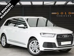 White Used 2018 Audi Q7 S-Line SUV | £24,995 (Super price)