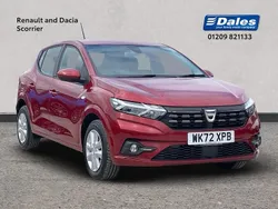 Metallic fusion red Used 2022 Dacia Sandero Comfort Hatchback | £12,500 (A bit pricey)